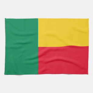 Patriotic Benin Flag Geschirrtuch