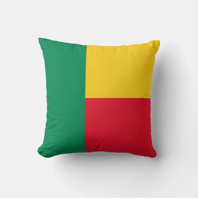 Patriotic Benin Flag Kissen (Vorderseite)