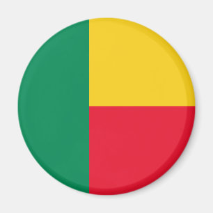 Patriotic Benin Flag Magnet