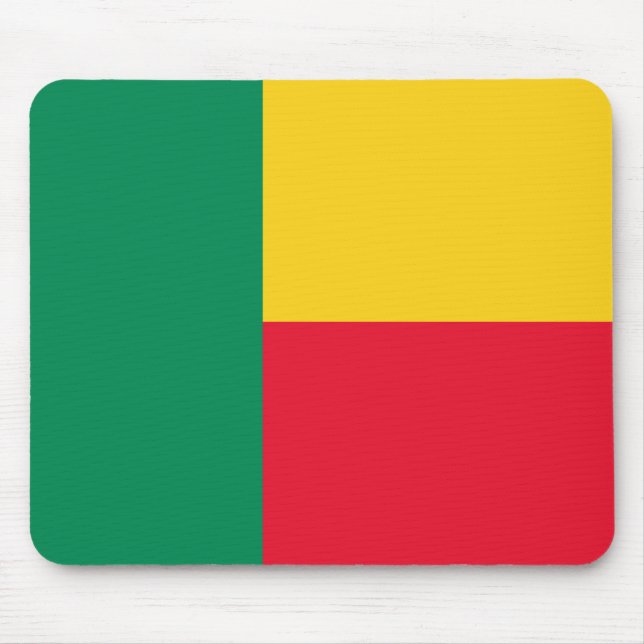 Patriotic Benin Flag Mousepad (Vorne)