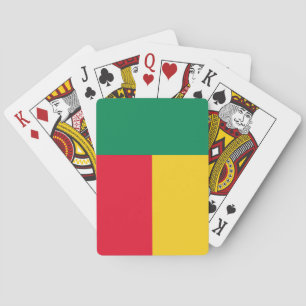Patriotic Benin Flag Spielkarten