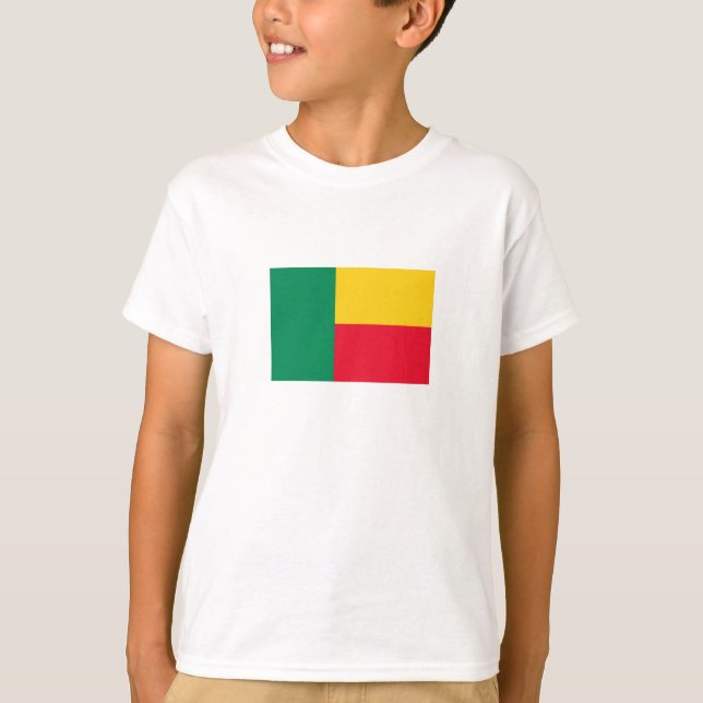 Patriotic Benin Flag T-Shirt (Vorderseite)