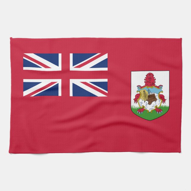 Patriotic Bermuda Flag Küchentuch (Horizontal)