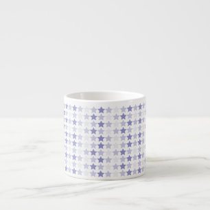 Patriotic Blue Ombre Stars Espressotasse