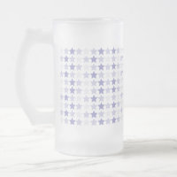 Patriotic Blue Ombre Stars