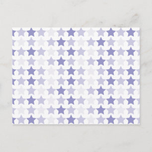 Patriotic Blue Ombre Stars Postkarte