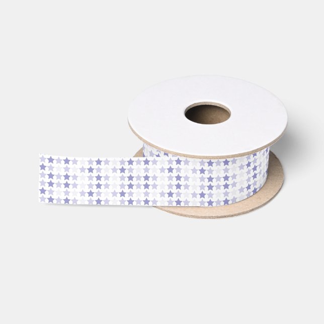 Patriotic Blue Ombre Stars Satinband (Spule)