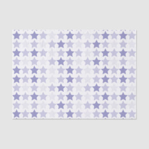 Patriotic Blue Ombre Stars Seidenpapier