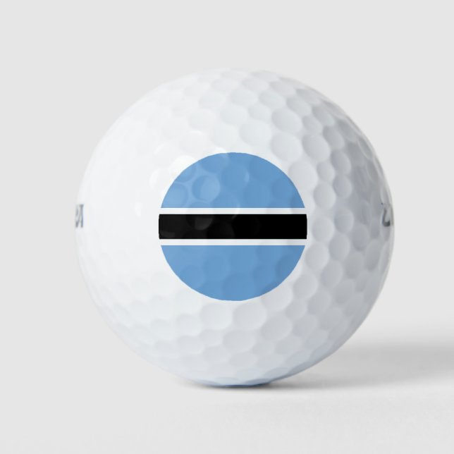 Patriotic Botswana Flag Golfball (Vorderseite)