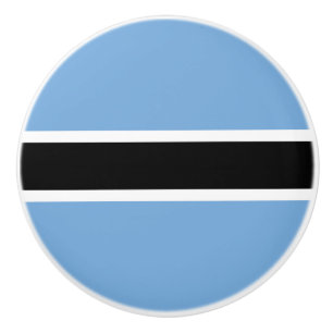 Patriotic Botswana Flag Keramikknauf