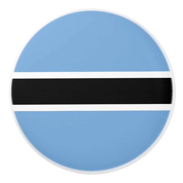 Patriotic Botswana Flag Keramikknauf (Vorderseite)