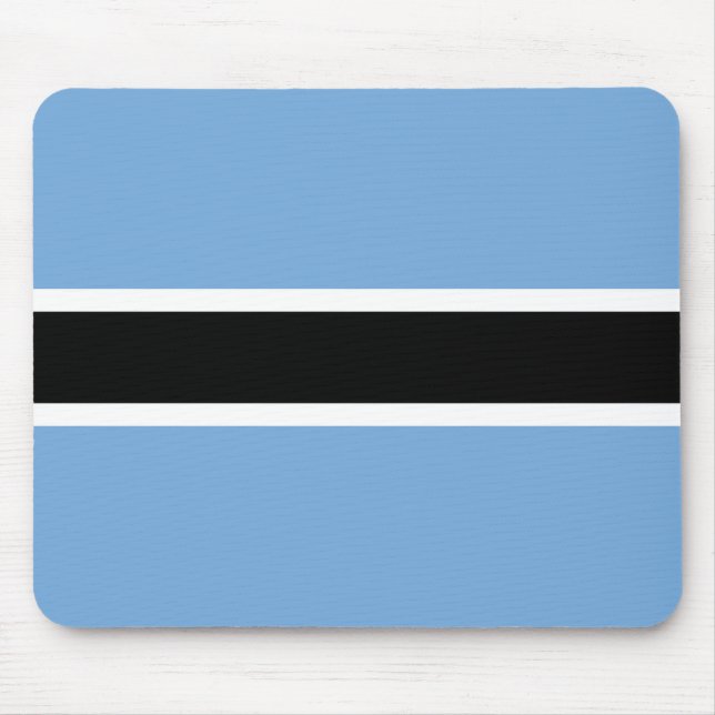 Patriotic Botswana Flag Mousepad (Vorne)