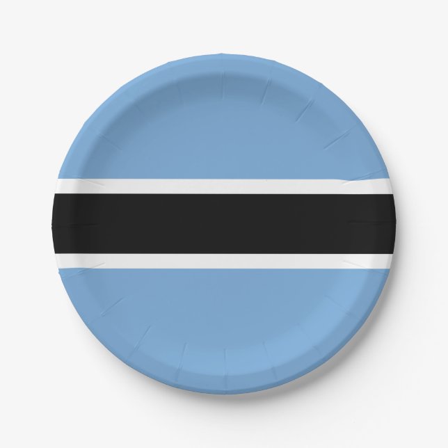 Patriotic Botswana Flag Paper Teller (Vorderseite)