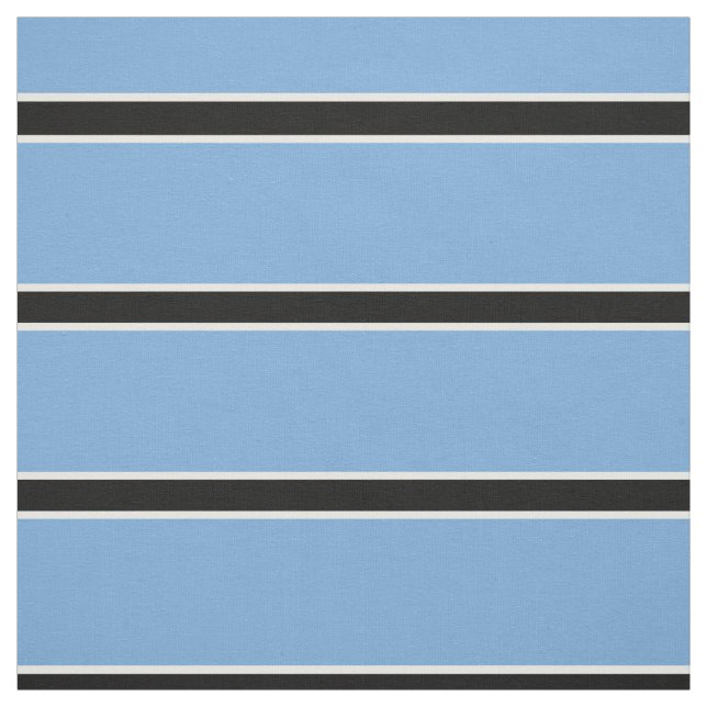 Patriotic Botswana Flag Stoff (Muster)