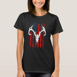 Patriotic Bowhunting Bow Hunter Deer Jagd Ameri T-Shirt