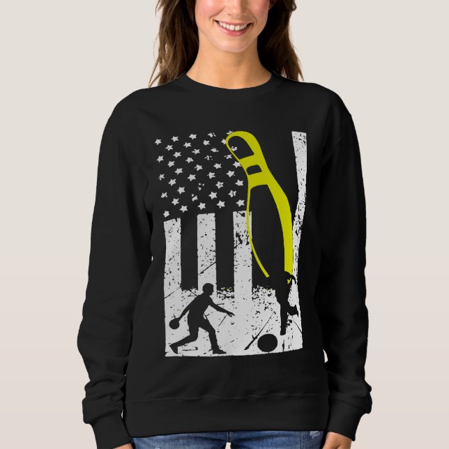 Patriotic Bowling Team Trophy Sweatshirt (Vorderseite)