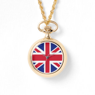 Patriotic British Union Jack Flag Armbanduhr