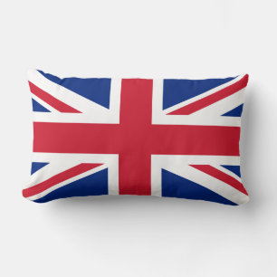 Patriotic British Union Jack Flag Lumbar Cushion Lendenkissen