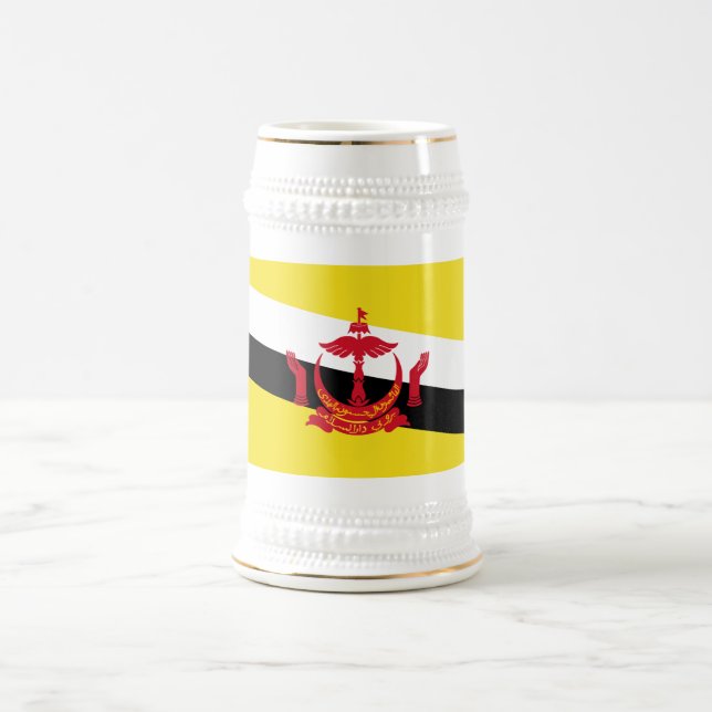 Patriotic Brunei Flag Bierglas (Mittel)