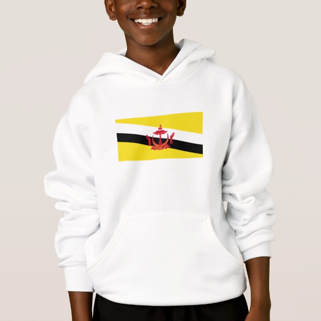 Patriotic Brunei Flag Hoodie (Vorderseite)