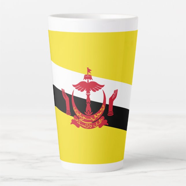 Patriotic Brunei Flag Milchtasse (Vorderseite)