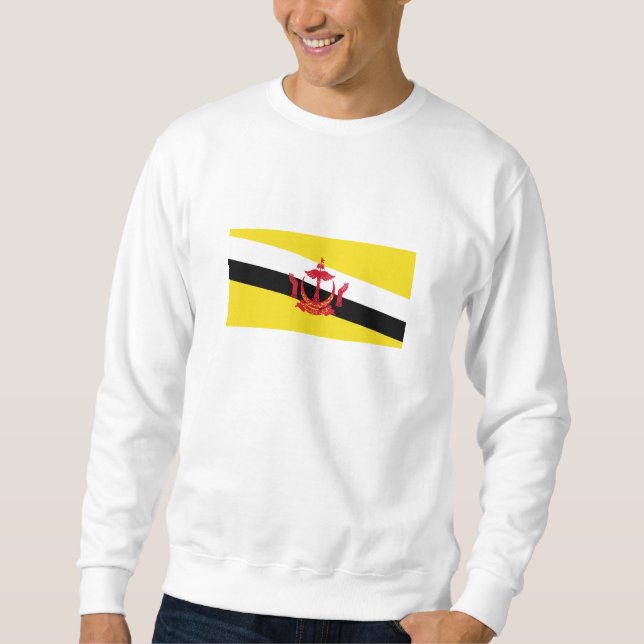 Patriotic Brunei Flag Sweatshirt (Vorderseite)