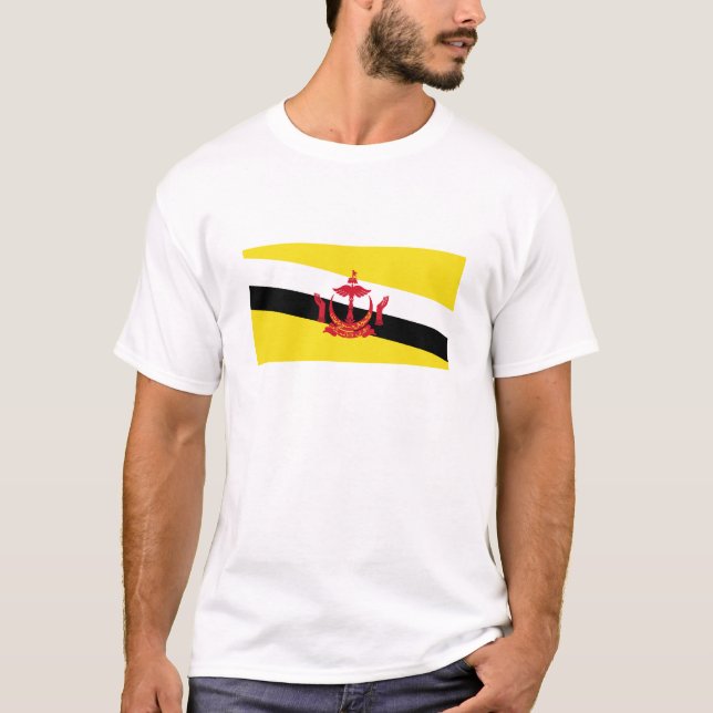 Patriotic Brunei Flag T-Shirt (Vorderseite)