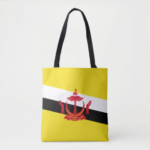 Patriotic Brunei Flag Tote Bag Tasche