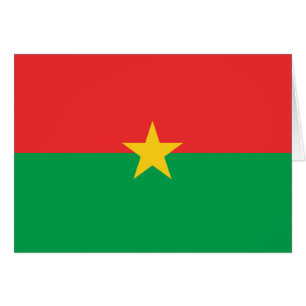 Patriotic Burkina Faso Flag