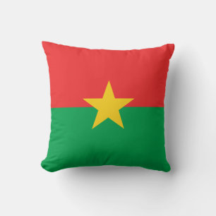 Patriotic Burkina Faso Flag Kissen