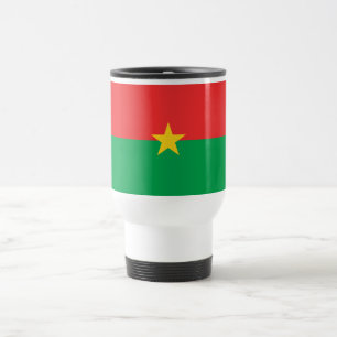 Patriotic Burkina Faso Flag Reisebecher