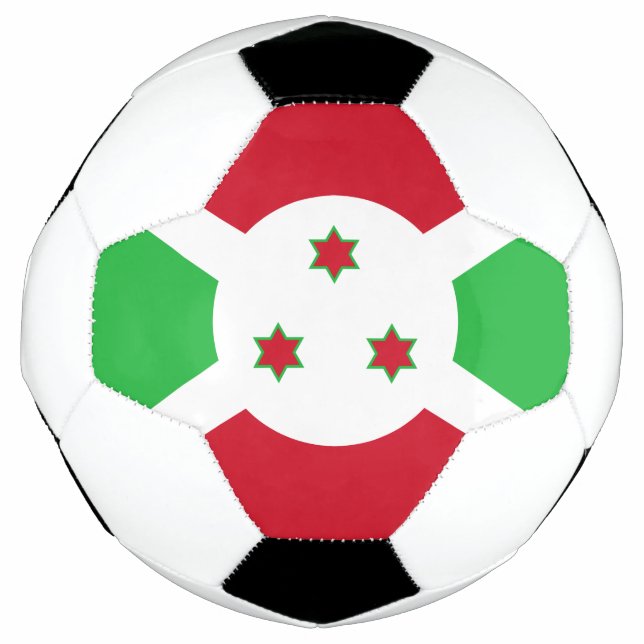Patriotic Burundi Flag Fußball (Vorderseite)