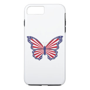 Patriotic Butterfly iPhone 7 Fall Case-Mate iPhone Hülle