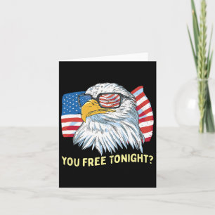 Patriotic Byld Eagle America Independence Day 4. Karte