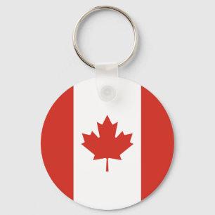 Patriotic Canadian Flag Schlüsselanhänger