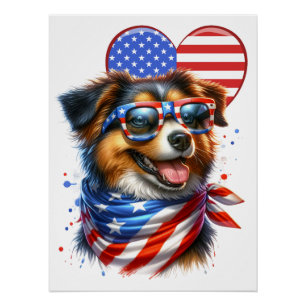 Patriotic Canine POSTER
