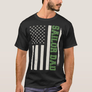 Patriotic Captain Boat Sailing Navy Boot Sailor T-Shirt