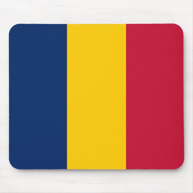 Patriotic Chad Flag Mousepad (Vorne)