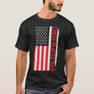 Patriotic Checkmate Chessman Gambit Chess Player D T-Shirt