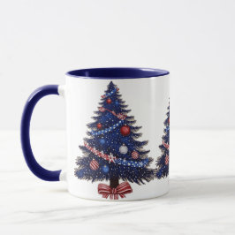 Patriotic Christmas Mug Tasse