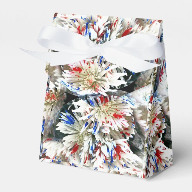 Patriotic Chrysanthemas Geschenkschachtel (Vorderseite)