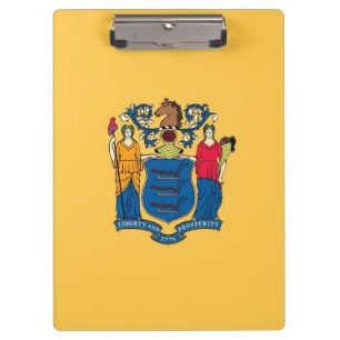 Patriotic Clipboard mit der Flagge New Jersey, USA Klemmbrett