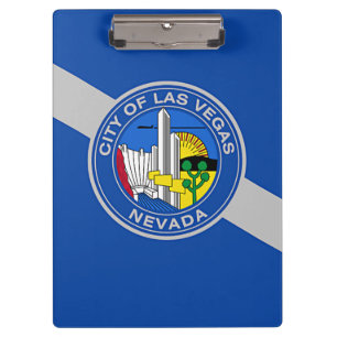 Patriotic Clipboard mit der Flagge von Las Vegas,  Klemmbrett