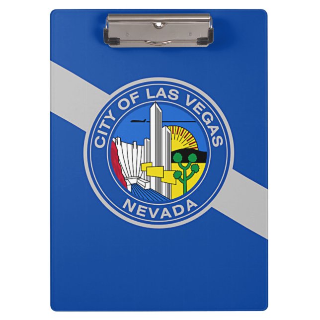 Patriotic Clipboard mit der Flagge von Las Vegas,  Klemmbrett (Vorderseite)