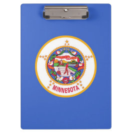 Patriotic Clipboard mit der Flagge von Minnesota, Klemmbrett