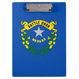 Patriotic Clipboard mit der Flagge von Nevada, USA Klemmbrett
