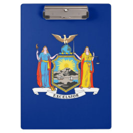 Patriotic Clipboard mit der Flagge von New York, U Klemmbrett