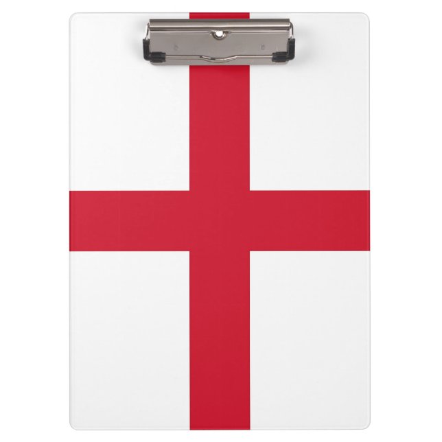 Patriotic Clipboard mit Flagge in England, Vereini Klemmbrett (Vorderseite)