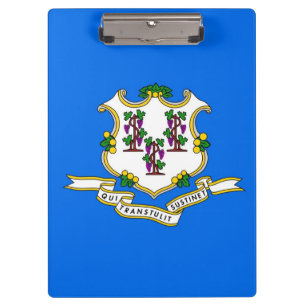 Patriotic Clipboard mit Flagge von Connecticut, US Klemmbrett