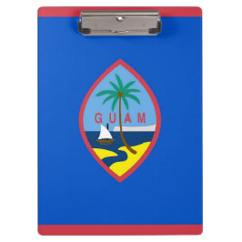 Patriotic Clipboard mit Flagge von Guam, USA Klemmbrett